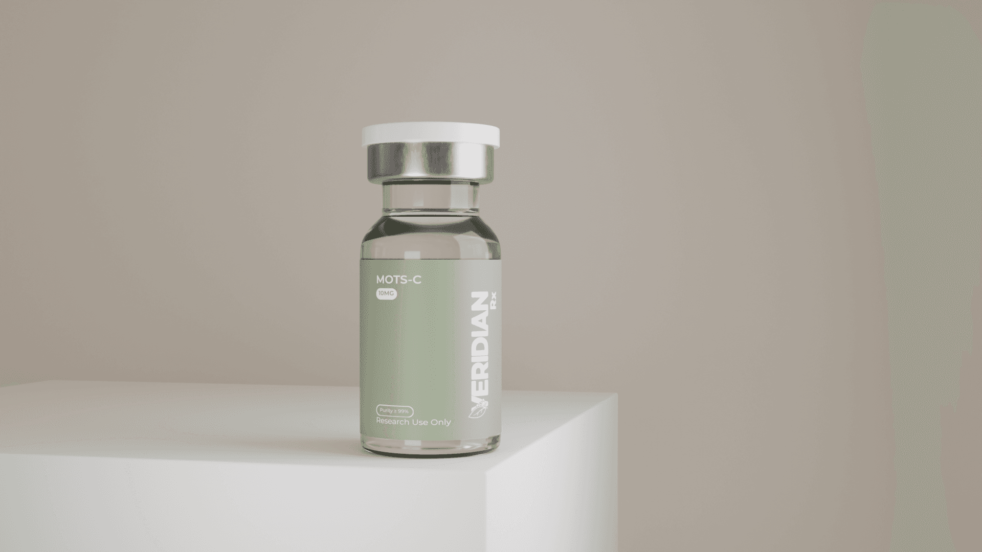 Lyophilized research vial · laboratory reference material