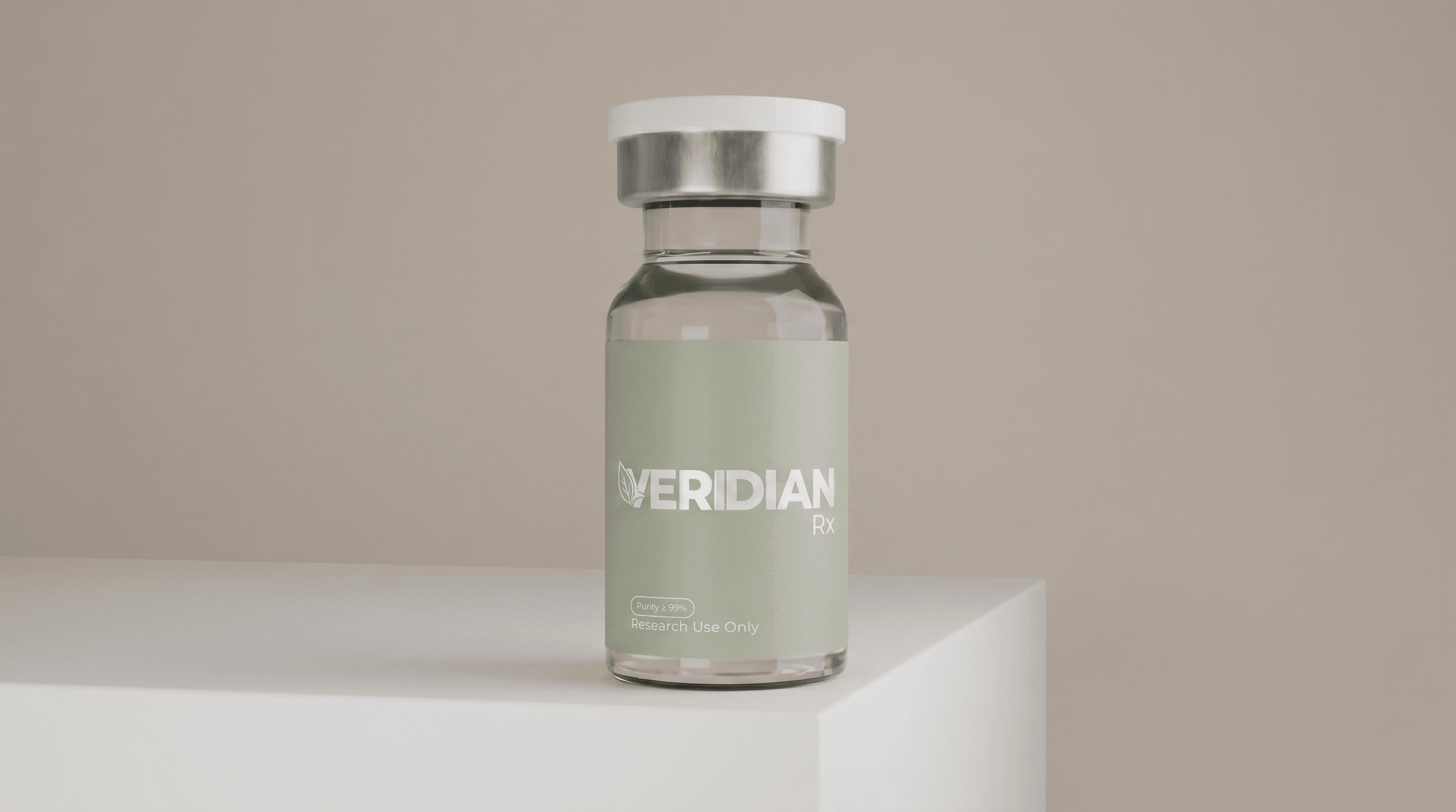 Lyophilized research vial · laboratory reference material