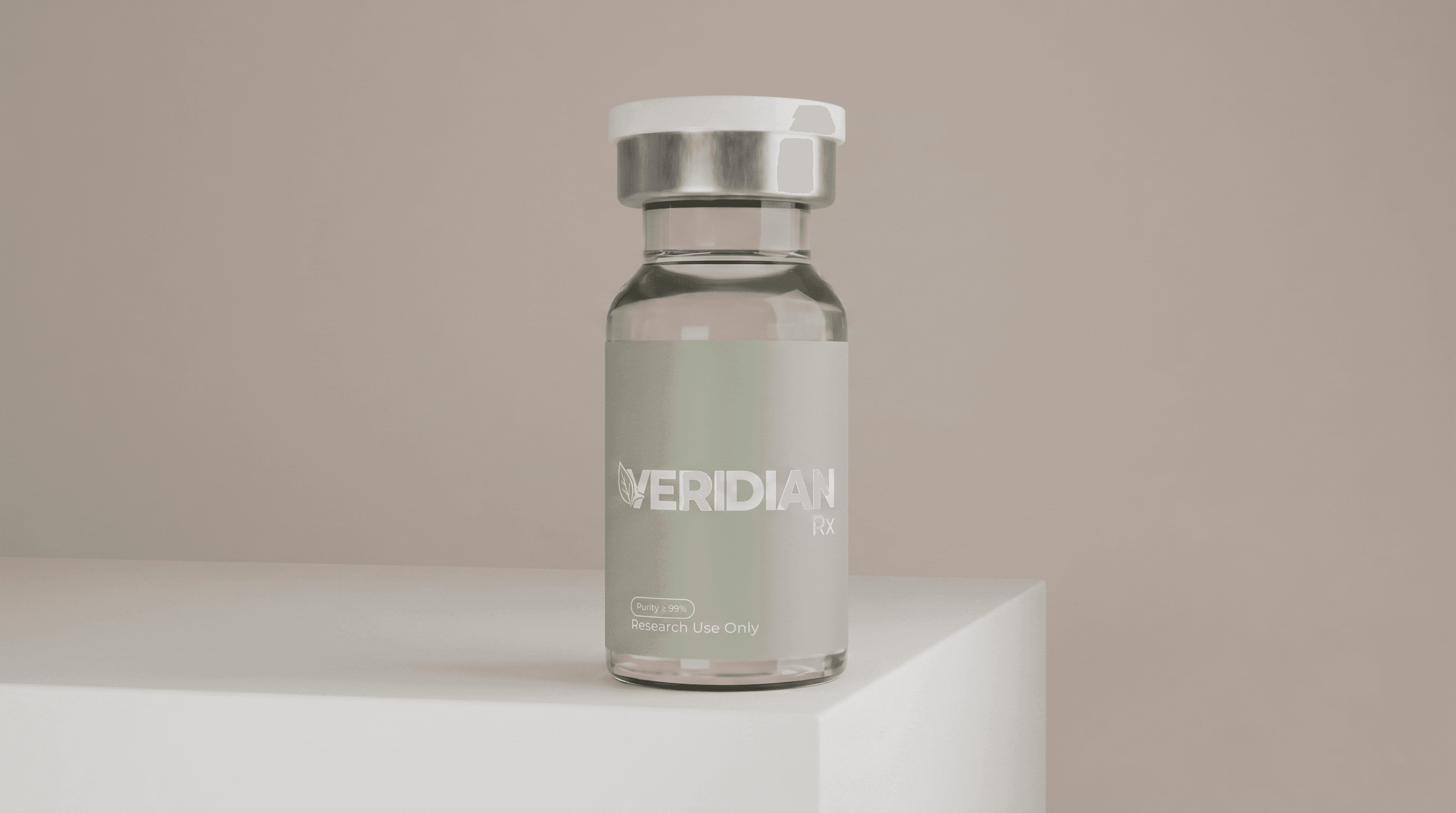 Lyophilized research vial · laboratory reference material