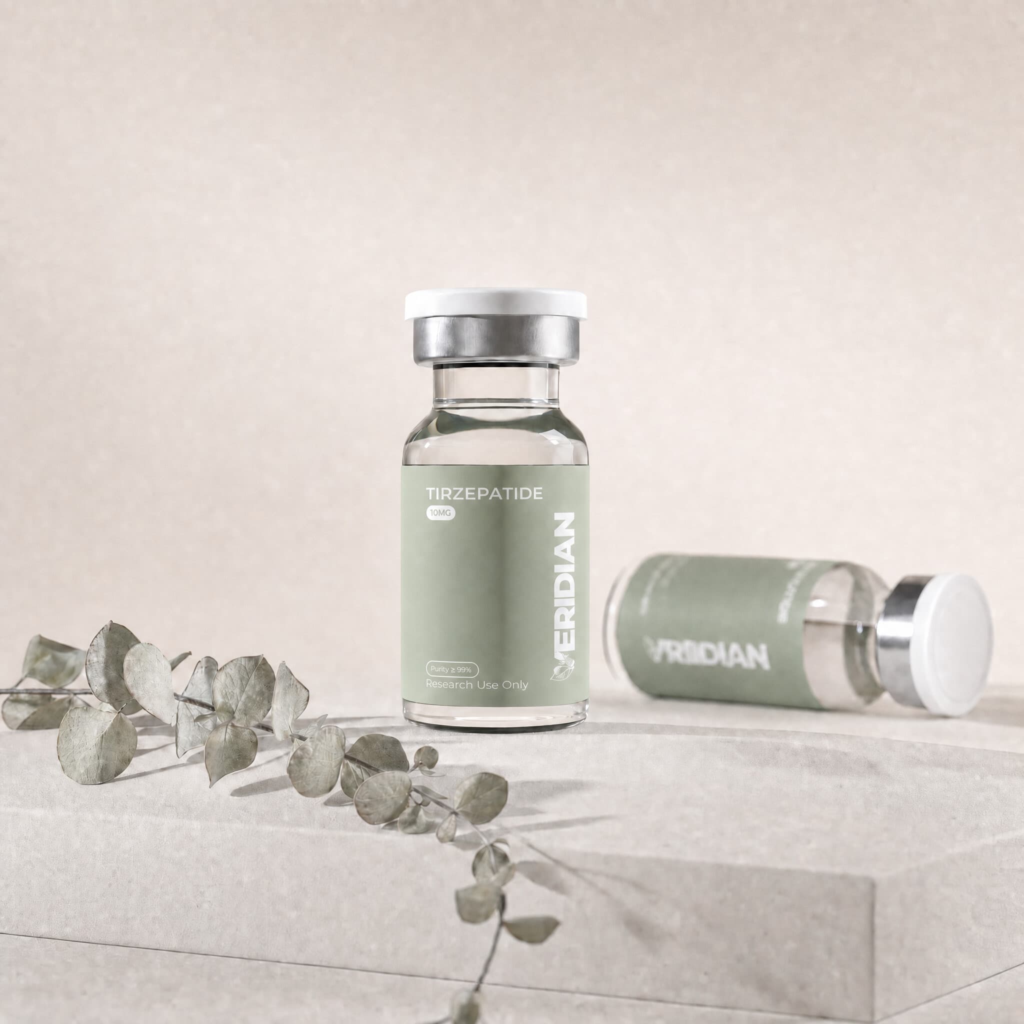 Lyophilized research vial · laboratory reference material