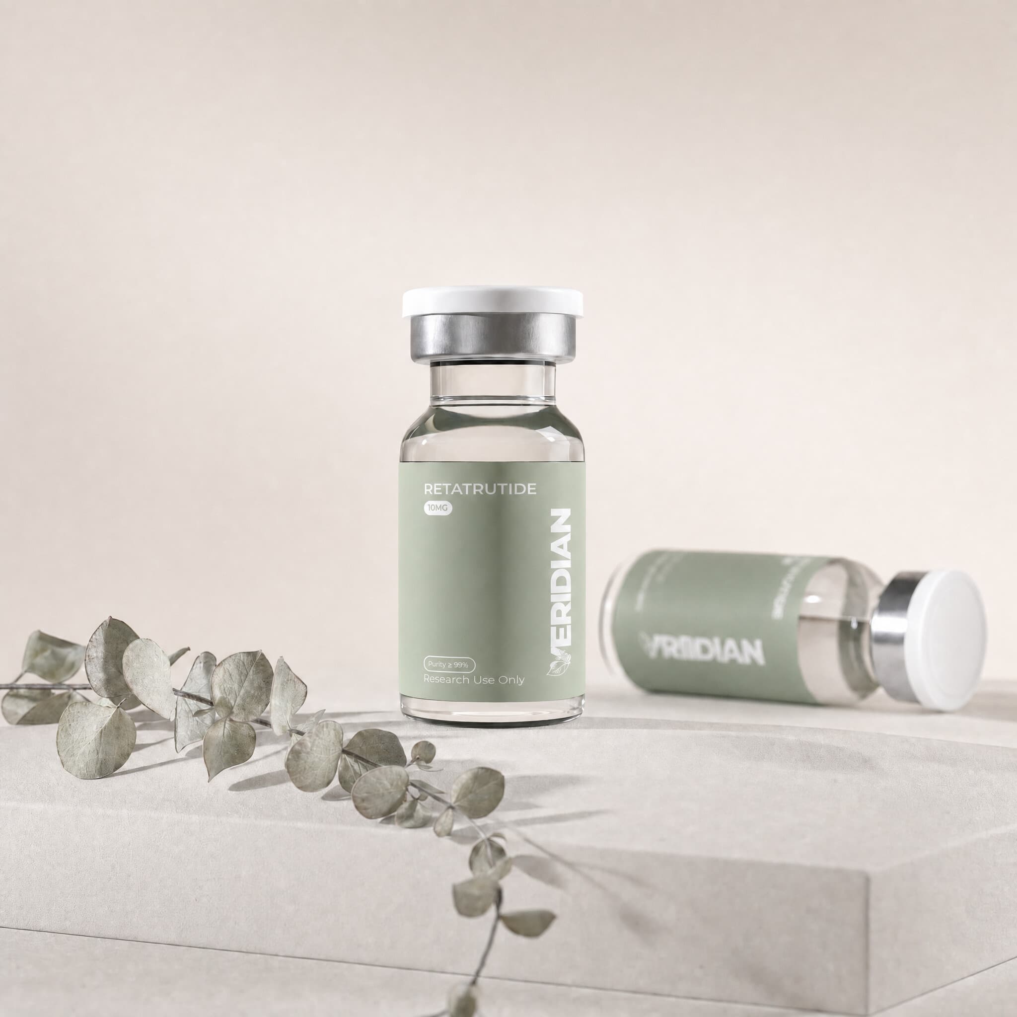 Lyophilized research vial · laboratory reference material