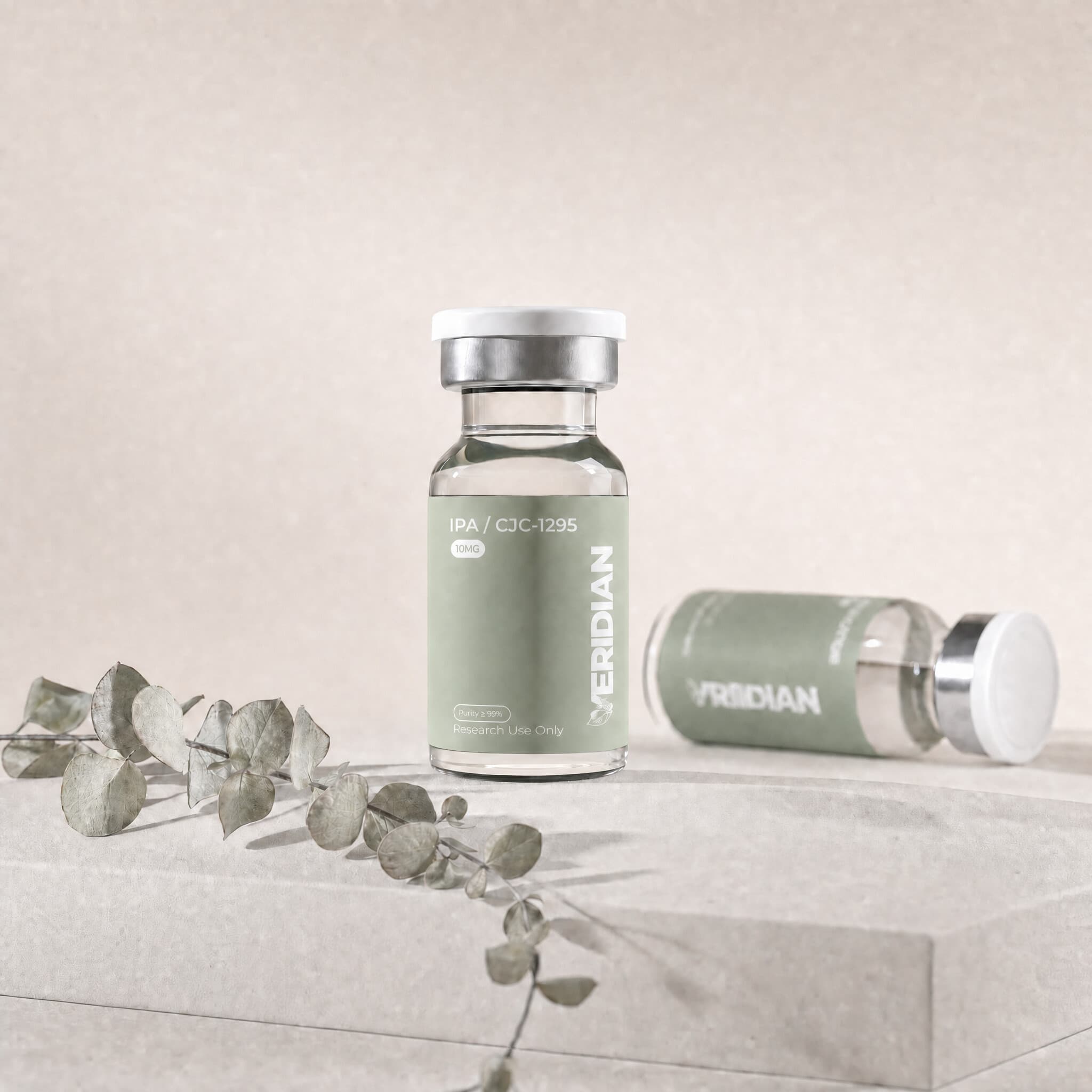 Lyophilized research vial · laboratory reference material