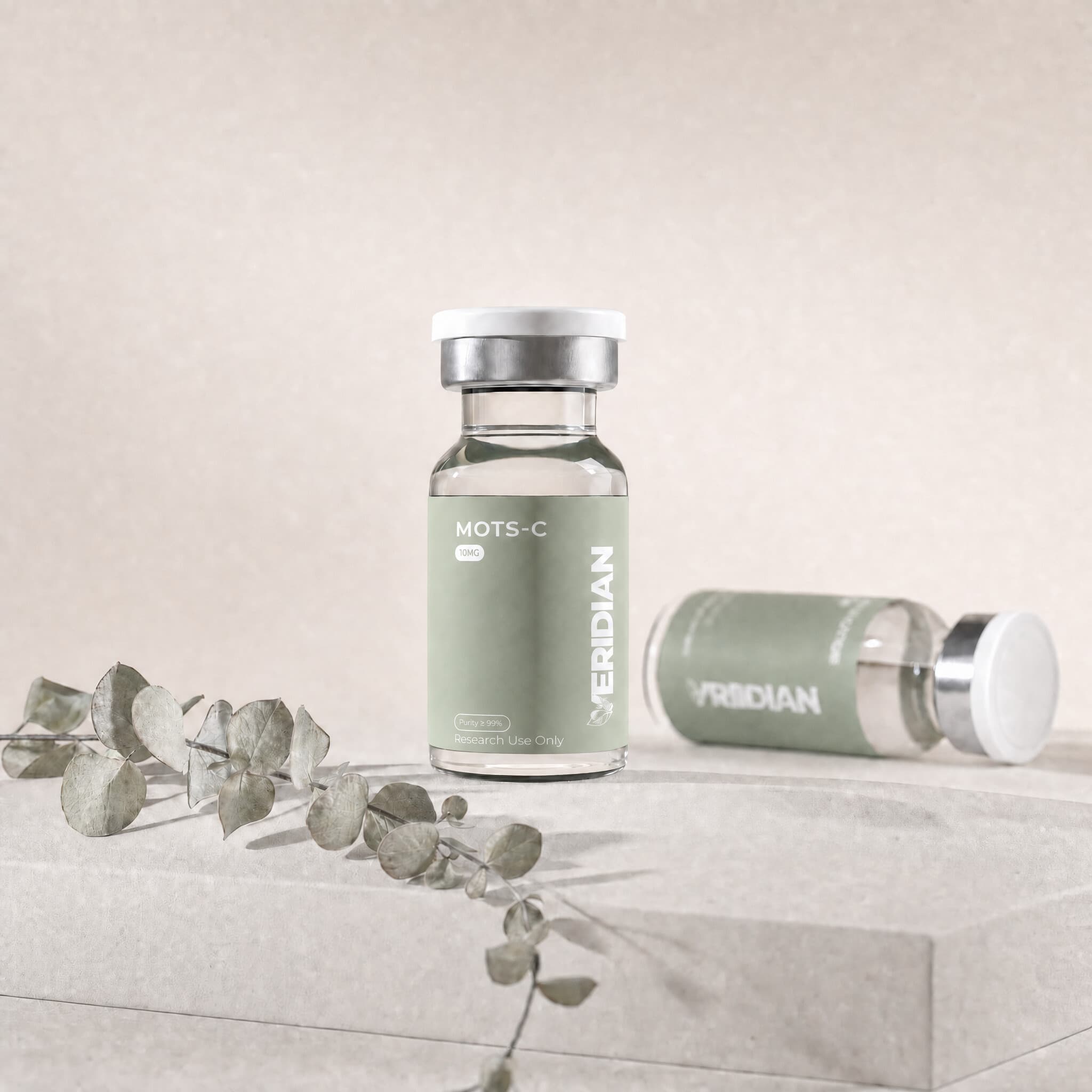 Lyophilized research vial · laboratory reference material